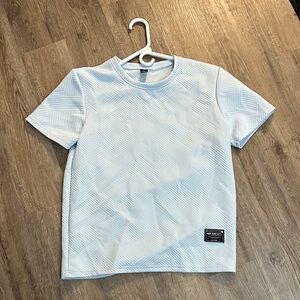 Men's Geometric Light Blue Tee